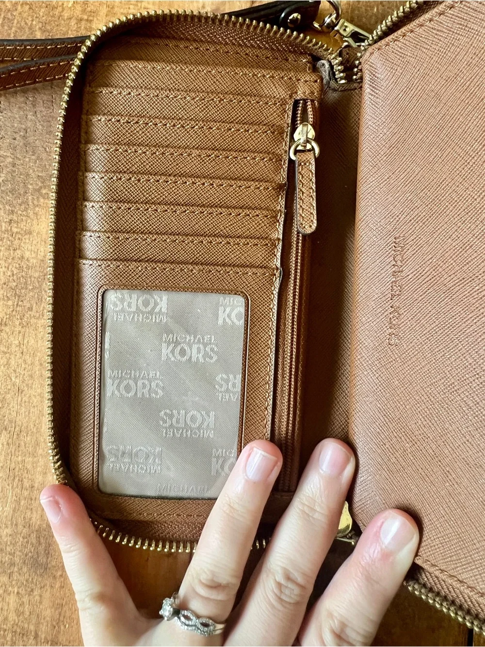 Michael Kors Fulton MG Leather Phone Case Wallet